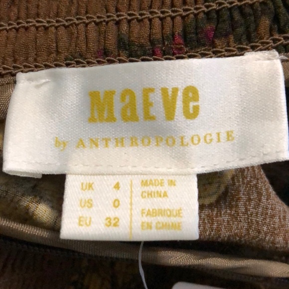 NWT Anthropologie “Maeve” Terrance Floral Pants - Picture 5 of 8